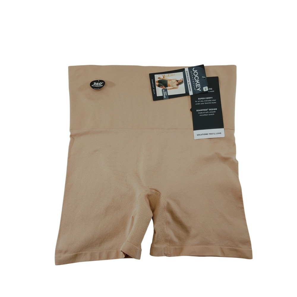 Jockey Generation Everyday Slimming Waist Smoothing High‎ Waist Shorts Size M